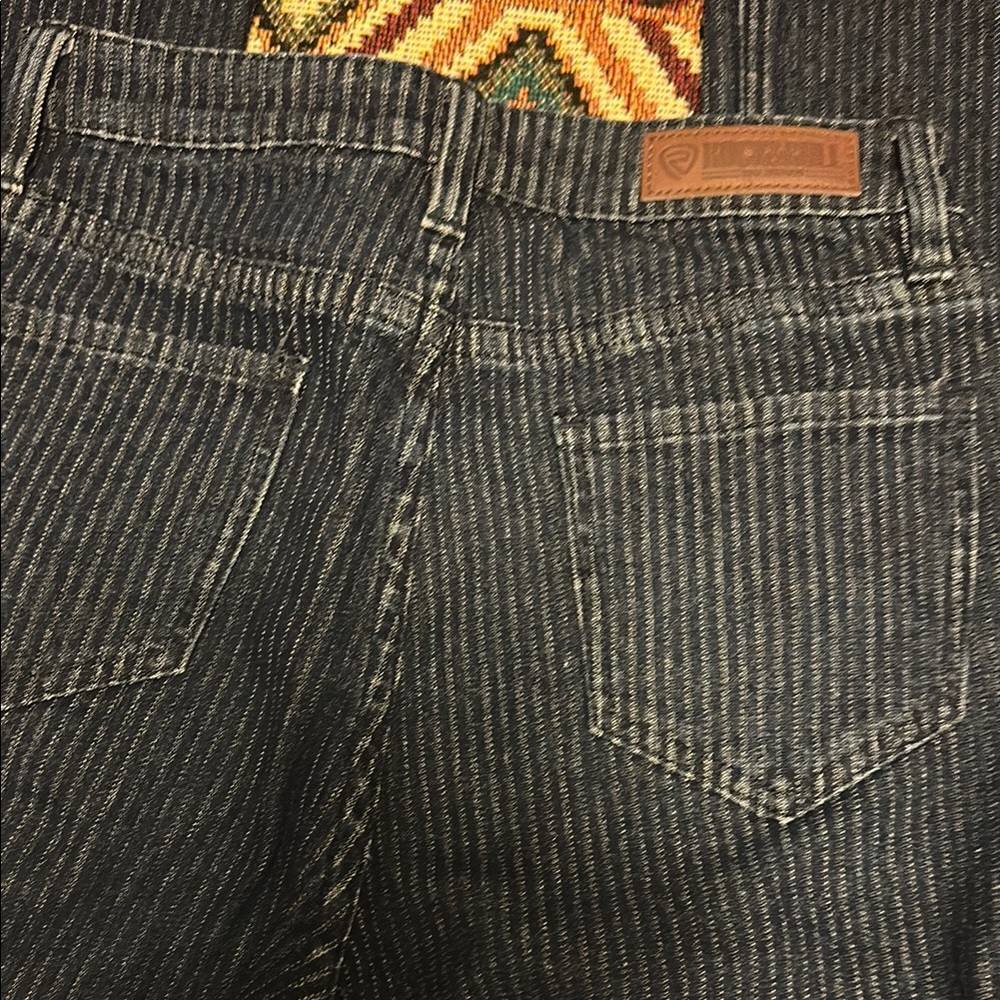 Women's Rock n Roll  Striped Boot Cut Jeans